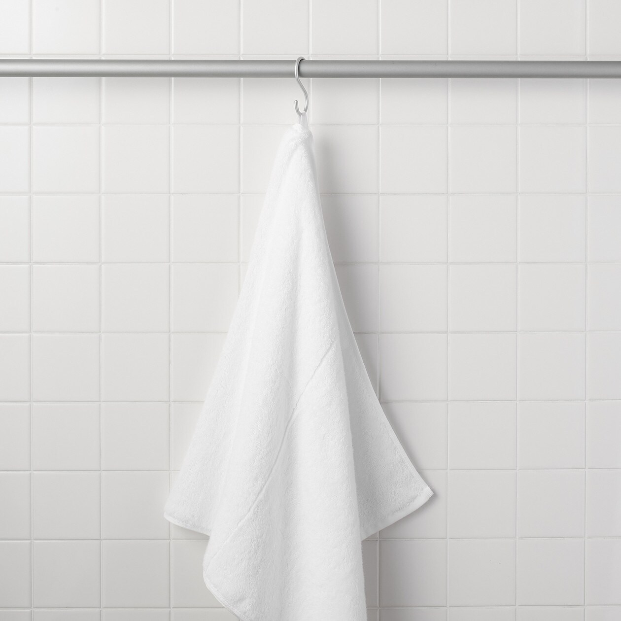 PILE SMALL BATH TOWEL WITH FURTHER OPTION AND LOOP 60*120cm Light grey