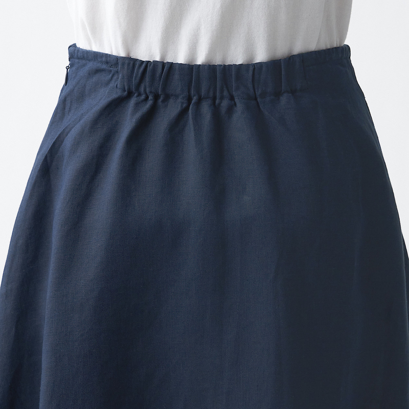 ARGUE アギュー FRENCH LINEN LONG FLARE SKIRT 免税物品 inspektorat